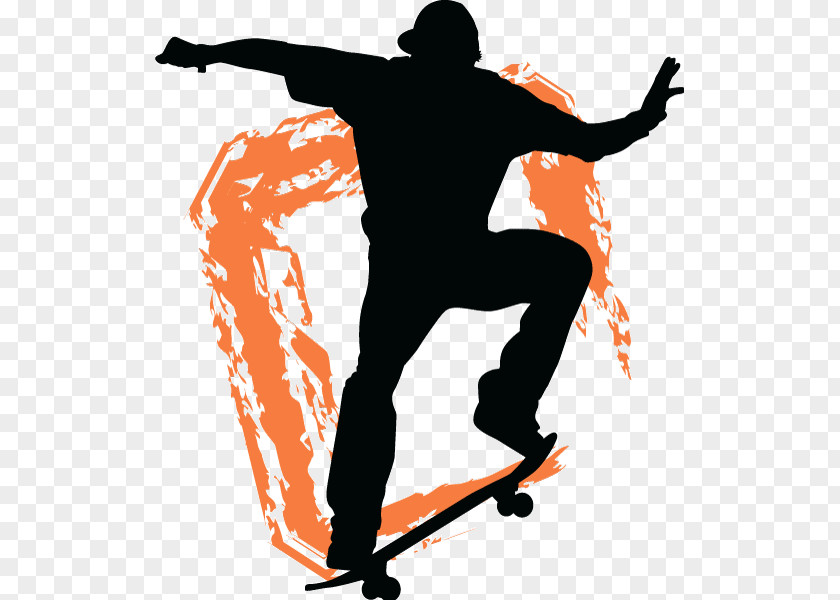 Skateboard Skateboarding Silhouette PNG