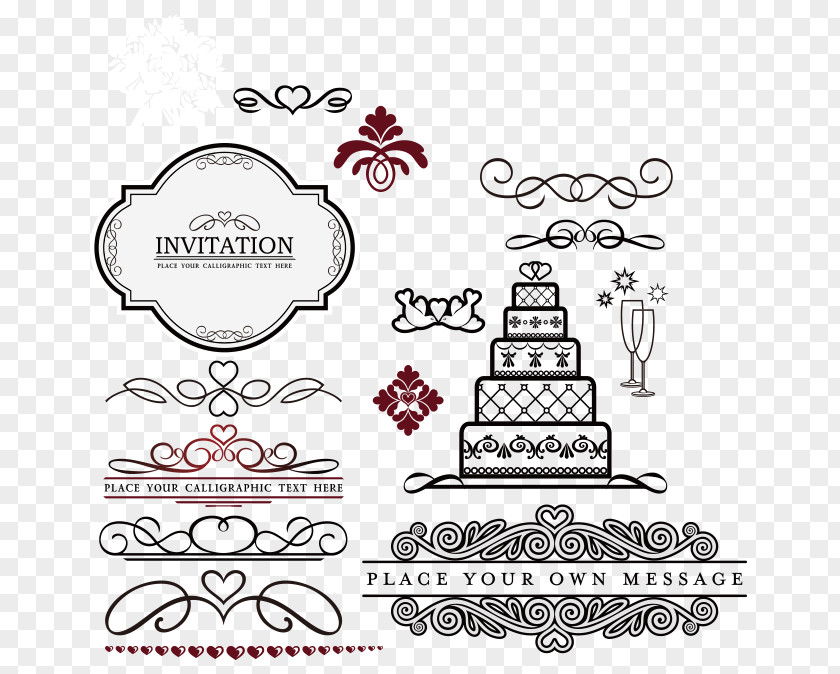 Wedding Pattern PNG