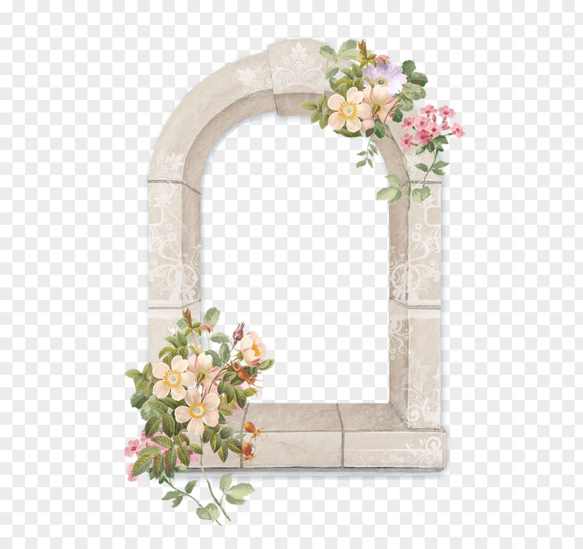 Window Picture Frames Flower PNG