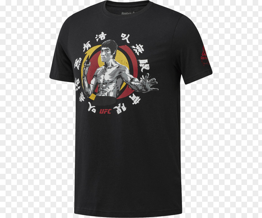 Bruce Lee Fighting T-shirt Ultimate Championship Reebok Men's UFC Fighter Tee Clothing PNG
