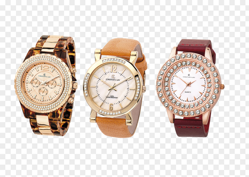 Lays Earring Watch Woman Clothing Accessories Gold PNG