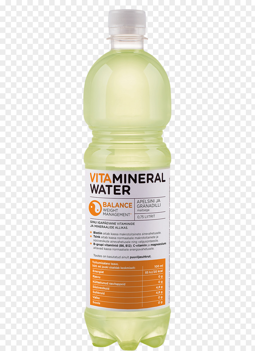 Mineral Bottle Enhanced Water Non-alcoholic Drink Juice Lemon-lime Fizzy Drinks PNG