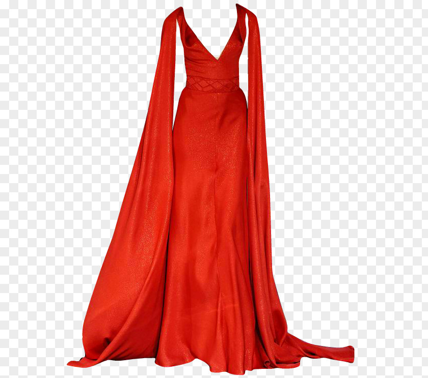 Satin Gown Cocktail Dress PNG