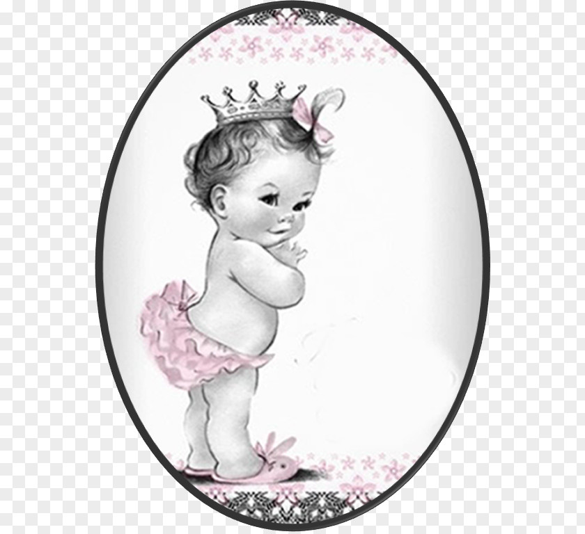 Princess Baby Shower Infant Wedding Invitation Convite PNG