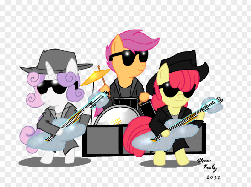Yes Rock Band Scootaloo Apple Bloom DeviantArt Sweetie Belle Artist PNG