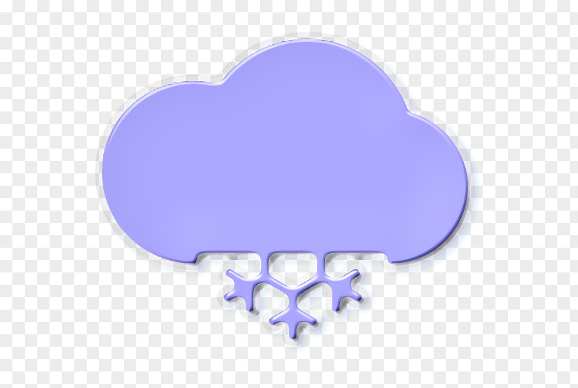 Meteorological Phenomenon Heart Clouds Icon Snow Weather PNG