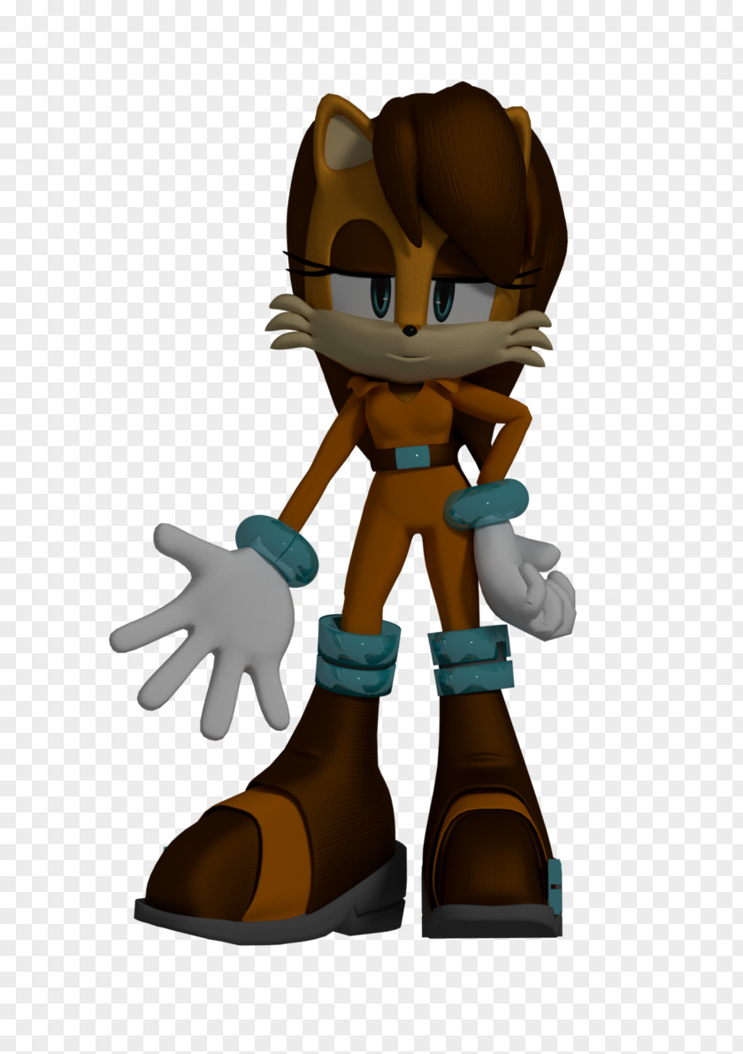 Squirrel Sam The Sonic 3D Art Meerkat PNG