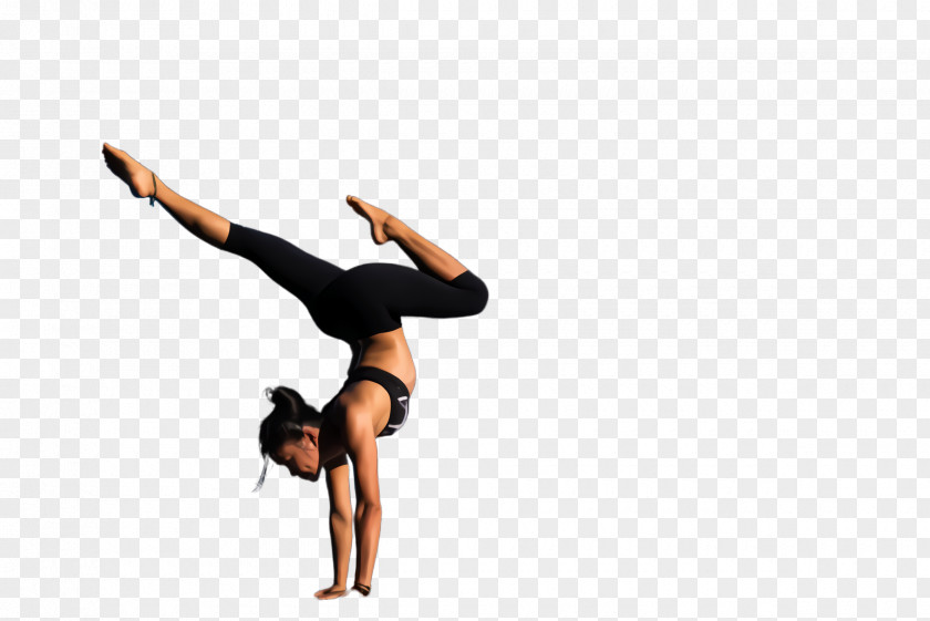 Artistic Gymnastics Balance Yoga Background PNG