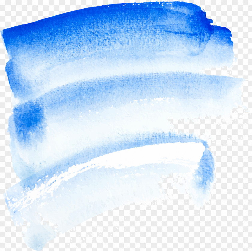 Blue Watercolor Brush Graffiti Painting Paintbrush PNG