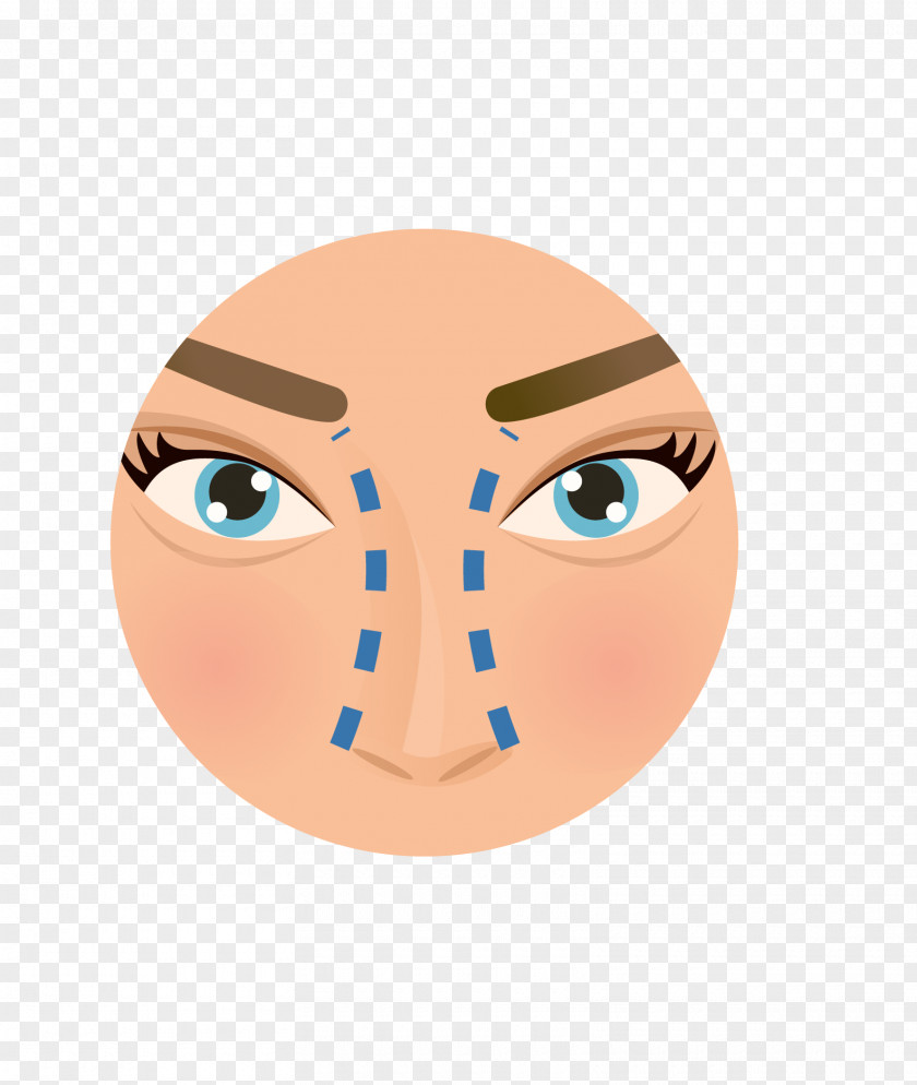 Cosmetic Hospital Nose Icon Plastic Surgery Face PNG