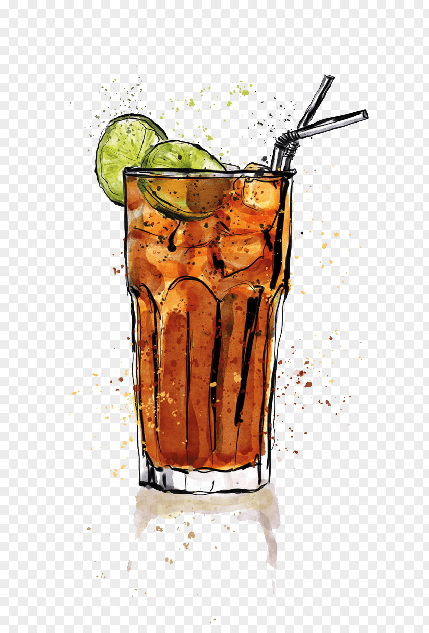 Iced Tea Long Island Cocktail Non-alcoholic Drink Rum And Coke PNG