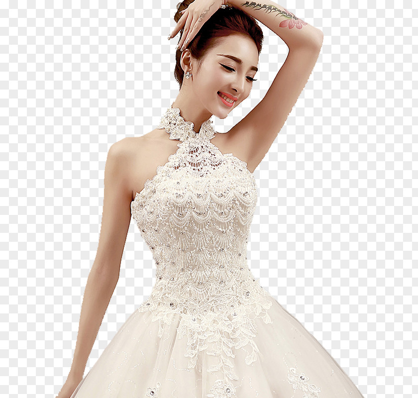 Spring New Products Wedding Dress Fashion Bride PNG