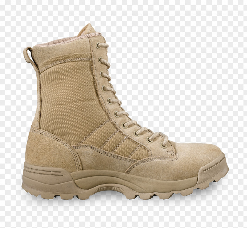 Boot Combat Tan Shoe Leather PNG