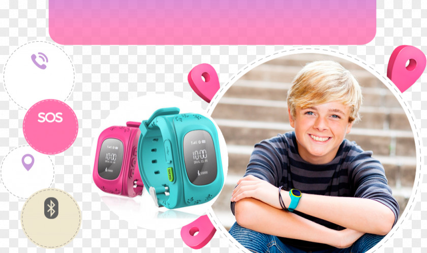 Clock Smartwatch GPS Tracking Unit Global Positioning System Child PNG