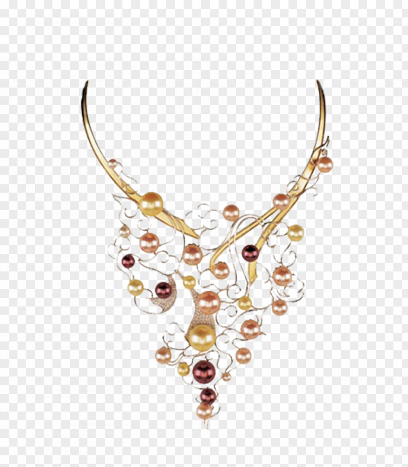 Necklace Jewellery Gemstone Pearl PNG