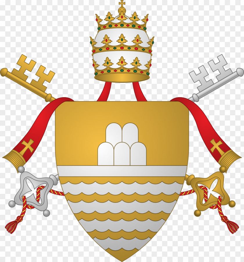 Pope Coat Of Arms Papal Coats Heraldry Crest PNG