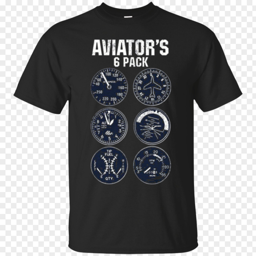 Sky Aircraft T-shirt Airplane 0506147919 Aviation Flight Instruments PNG