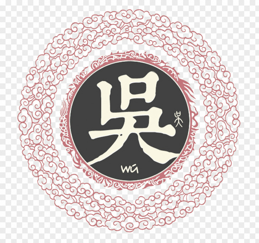 Chinese Family Names China Wu Genealogy Book Surname U6c0f PNG