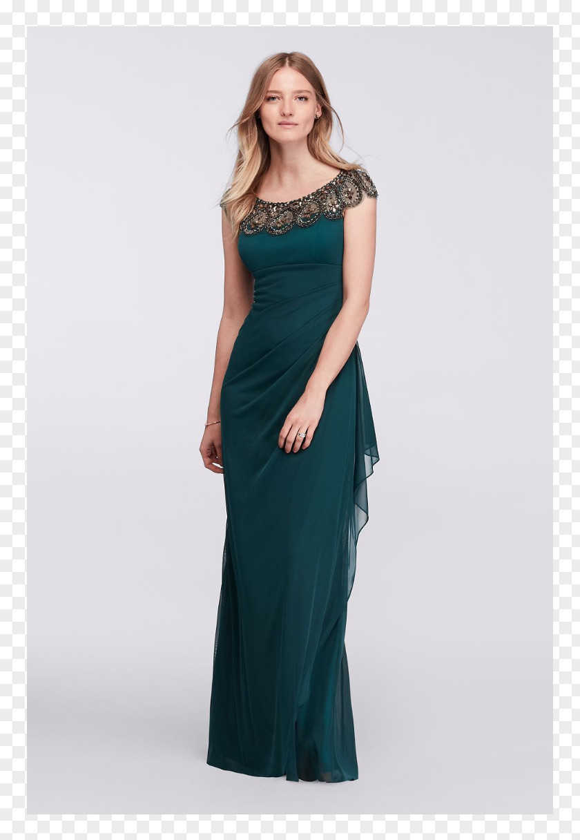 Dress Evening Gown Maxi Neckline PNG