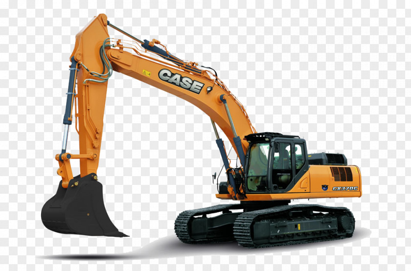 Excavator Continuous Track Architectural Engineering Car Heavy Machinery PNG