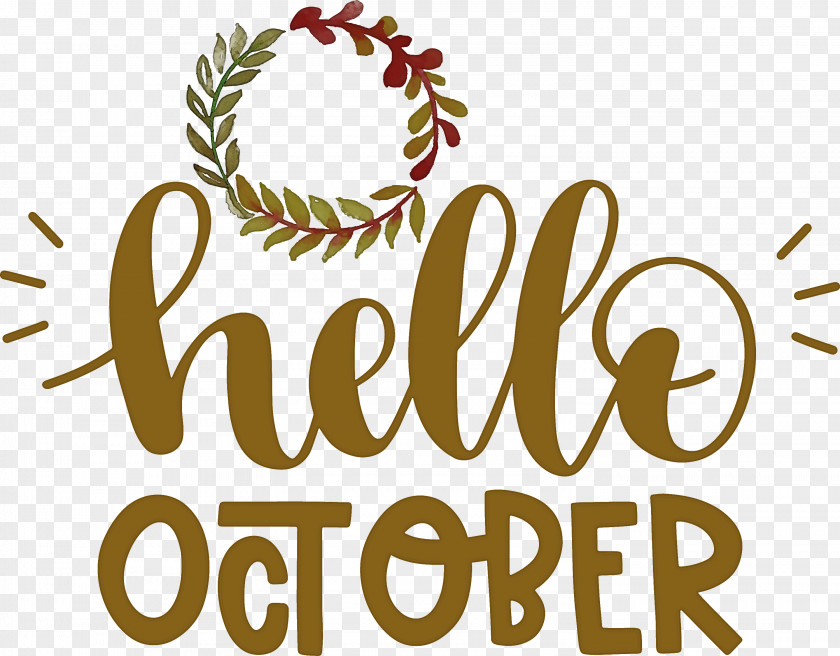 Hello October October PNG