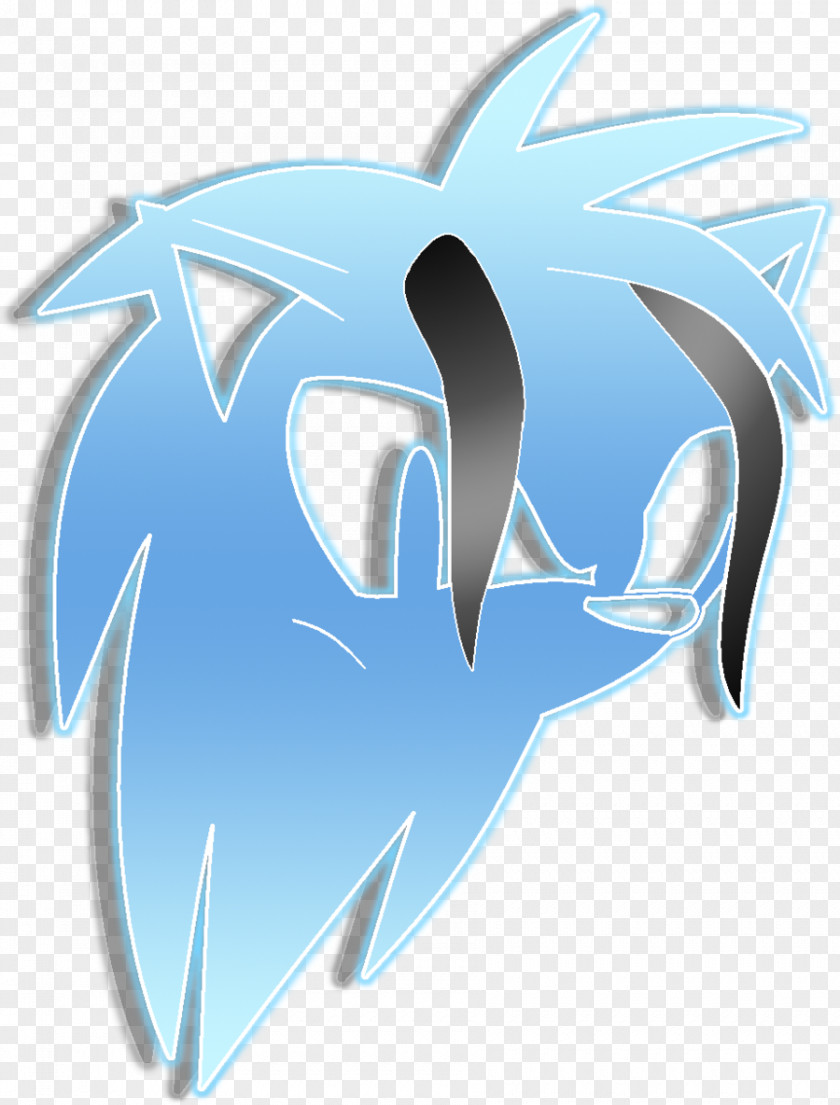 Ice Heart Logo Shark Desktop Wallpaper PNG