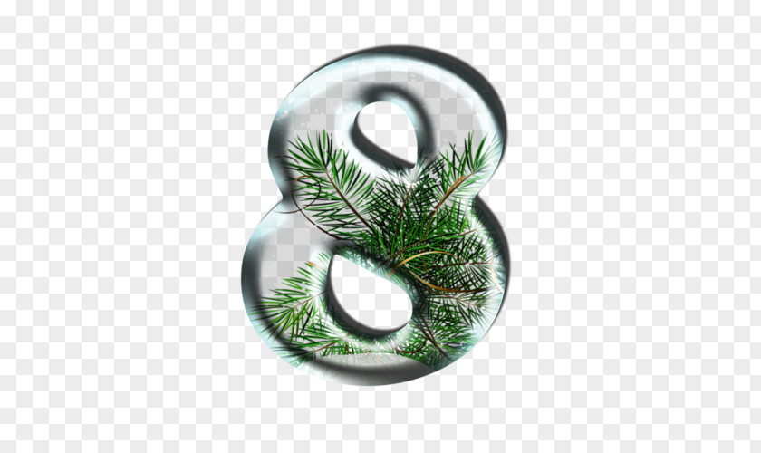 Numerical Digit Number Christmas Decoration 0 PNG
