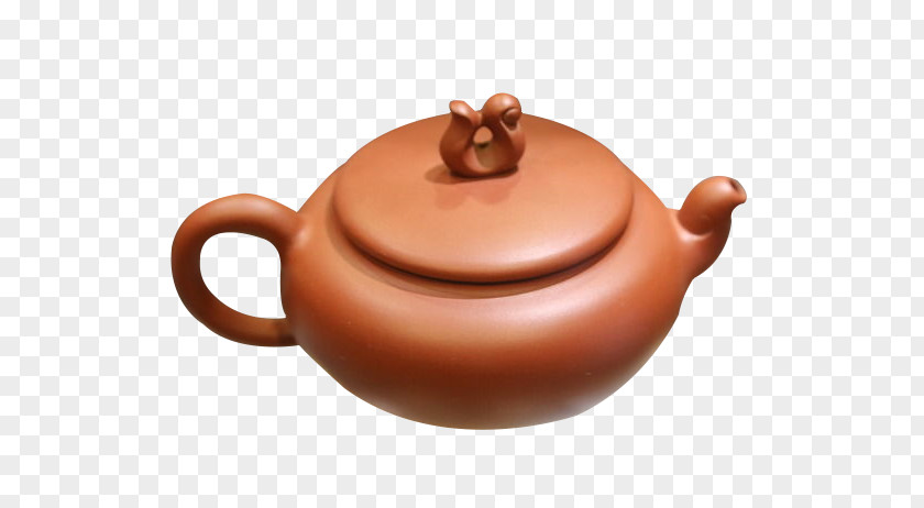 Red Mud Baby Button Teapot Yixing Clay Ceramic PNG