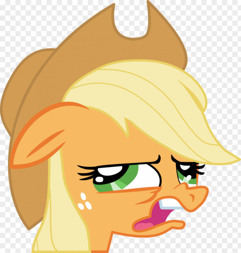 My Little Pony Applejack Face Brandy PNG