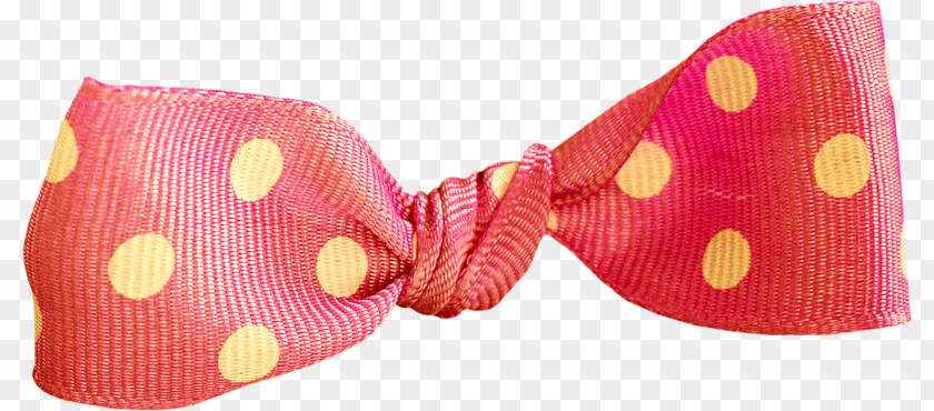 Pink Bow Tie Necktie Polka Dot PNG