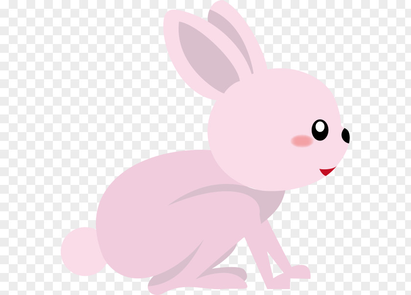 Rabbit Domestic Hare Easter Bunny Clip Art PNG