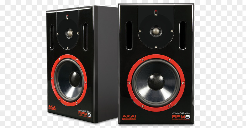 Speaker Studio Monitor Akai Pro RPM3 Monitorluidsprekers Loudspeaker Reel-to-reel Audio Tape Recording PNG