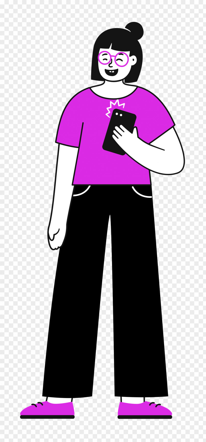 Standing Girl Woman PNG