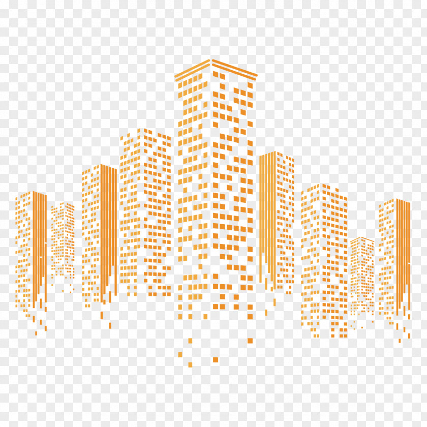 Vector Mosaic Building Block Adobe Illustrator PNG