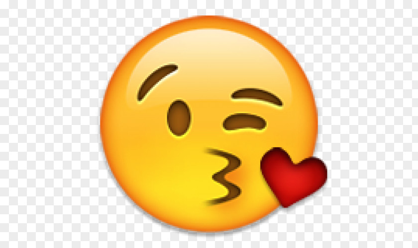 Whatsapp Emoji Kiss Flirting Text Messaging Wink PNG