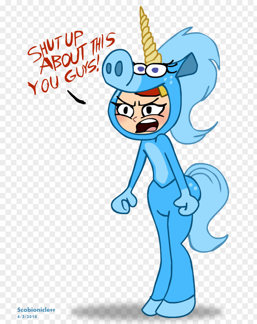 Blue Unicorn Costume Fan Art Drawing Illustration DeviantArt PNG