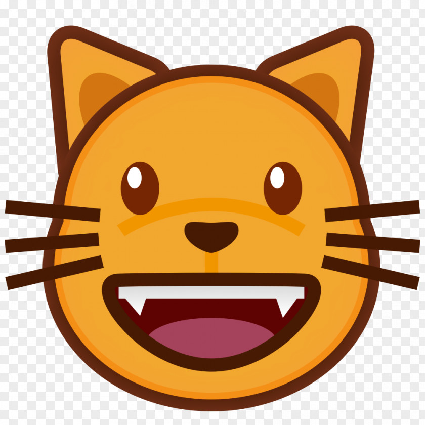 Cat Emoji Kitten Smile Clip Art PNG