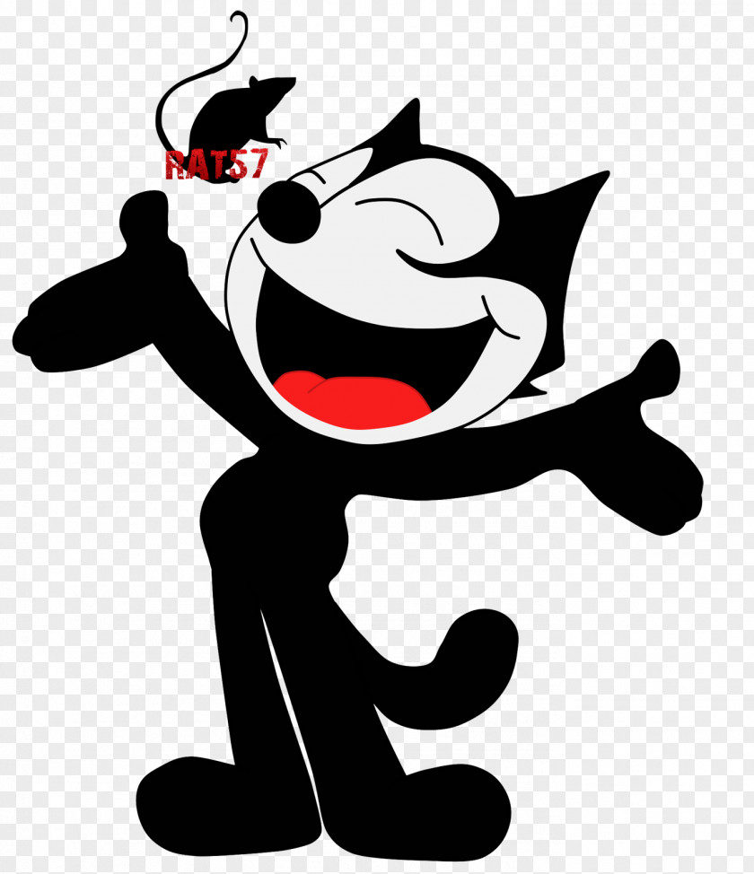 Cat Felix The Mickey Mouse Cartoon Silent Film PNG