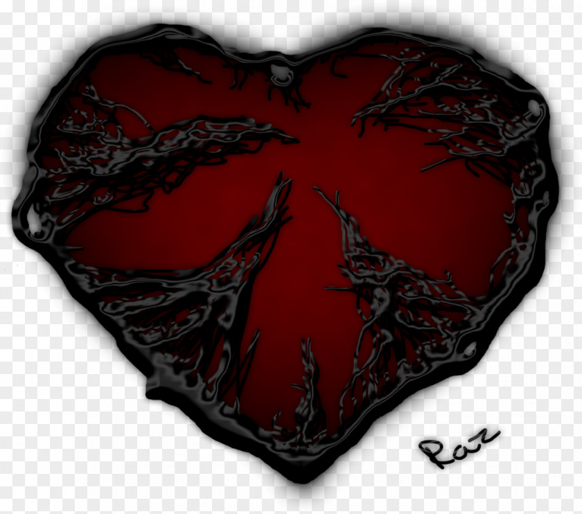 Dark Red Heart Pic Light Darkness Color PNG
