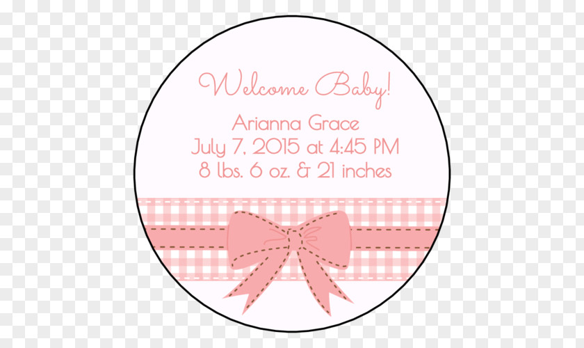 Birth Announcement Label Baby Shower Sticker Envelope Infant PNG