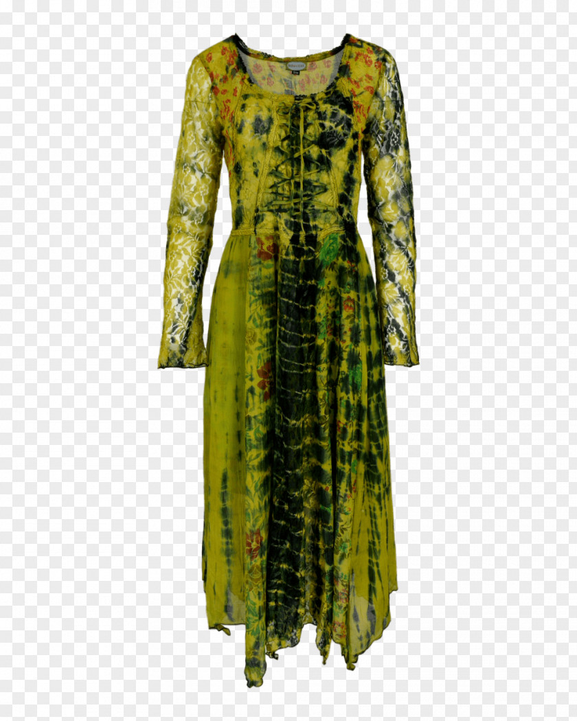 Dress Green Costume Design PNG