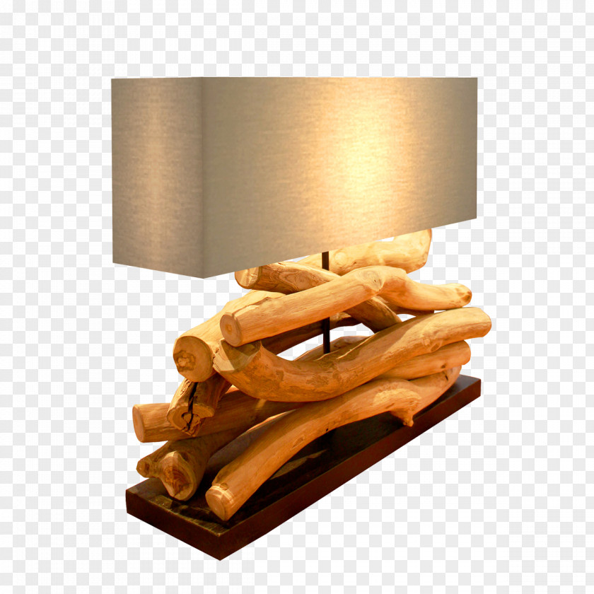 Exquisite Shading Table Lamp Wood EDD+ Furniture PNG
