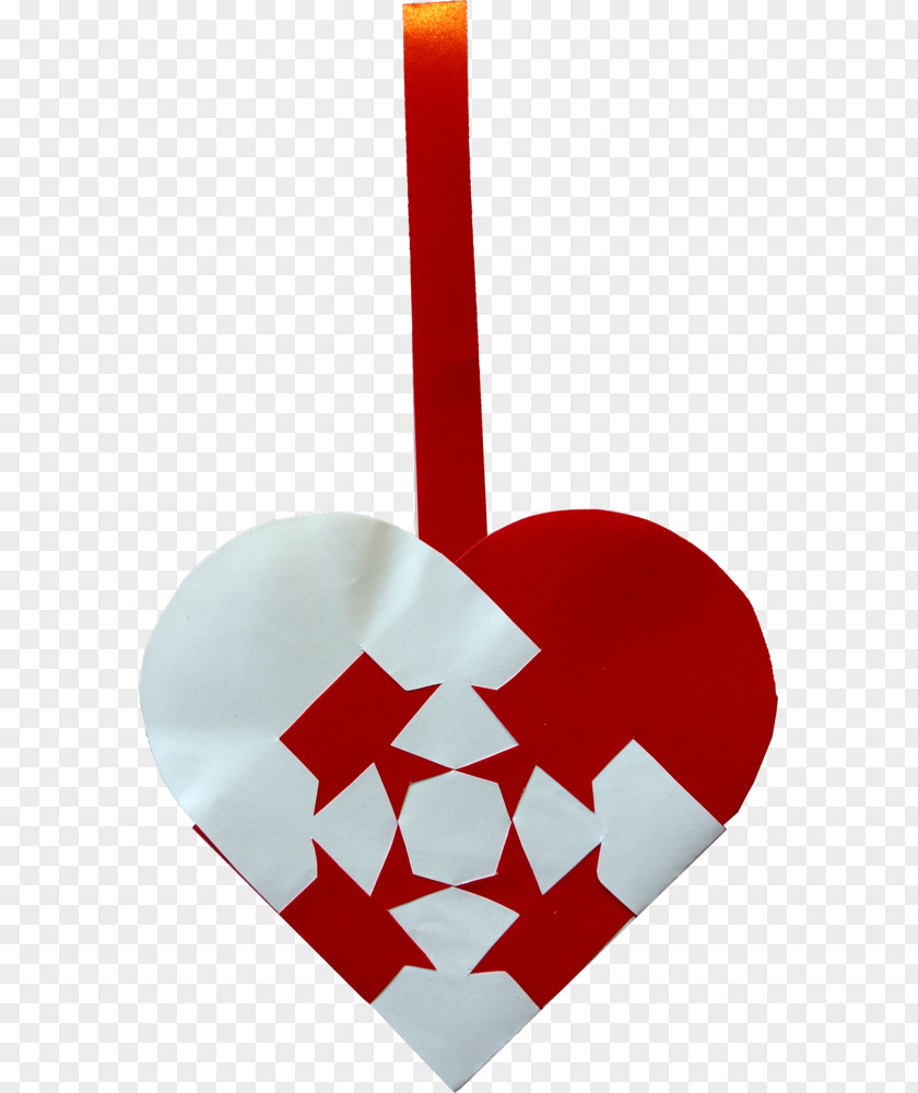 Heart Mulled Wine Pleated Christmas Hearts Ornament PNG