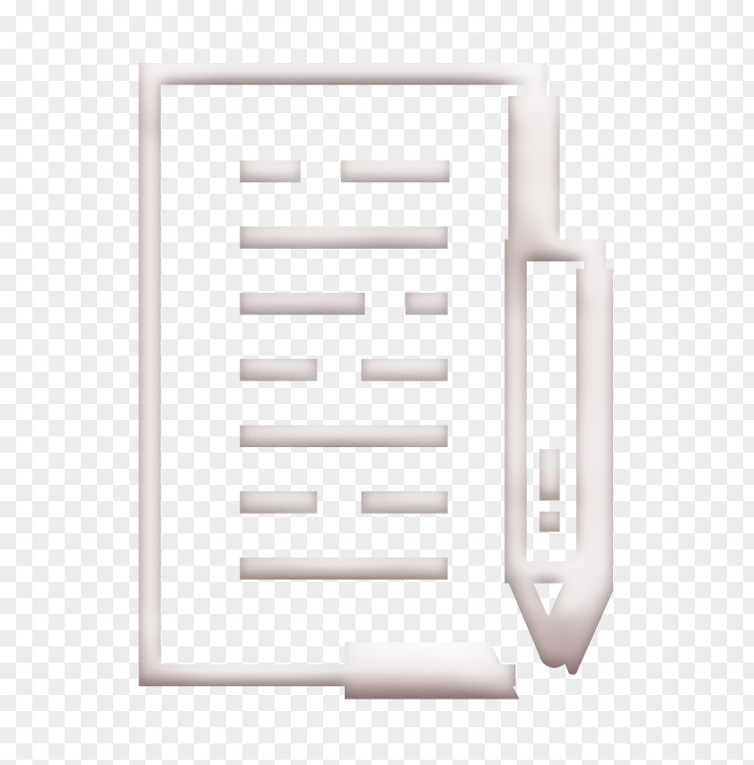 Rectangle Blackandwhite And Icon Paper Pen PNG