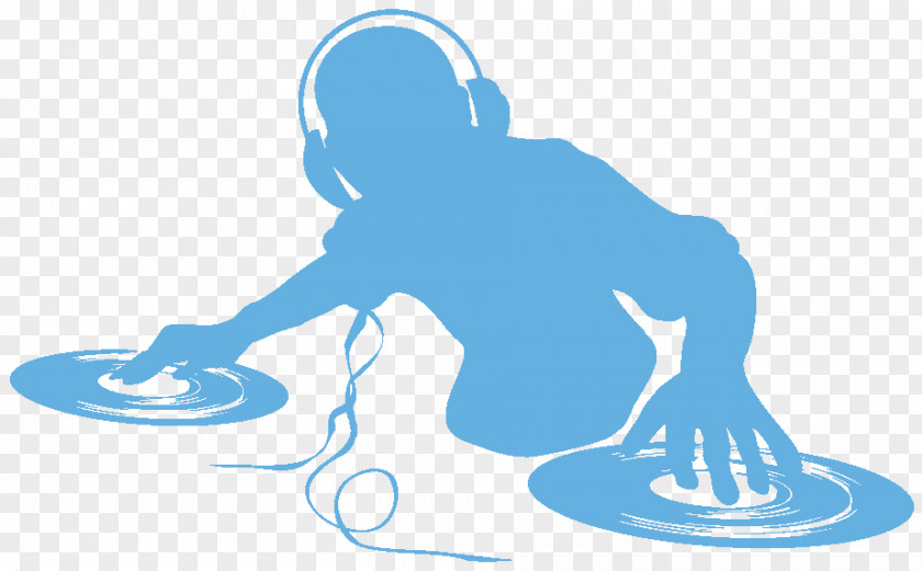 Silhouette Disc Jockey Royalty-free Clip Art PNG