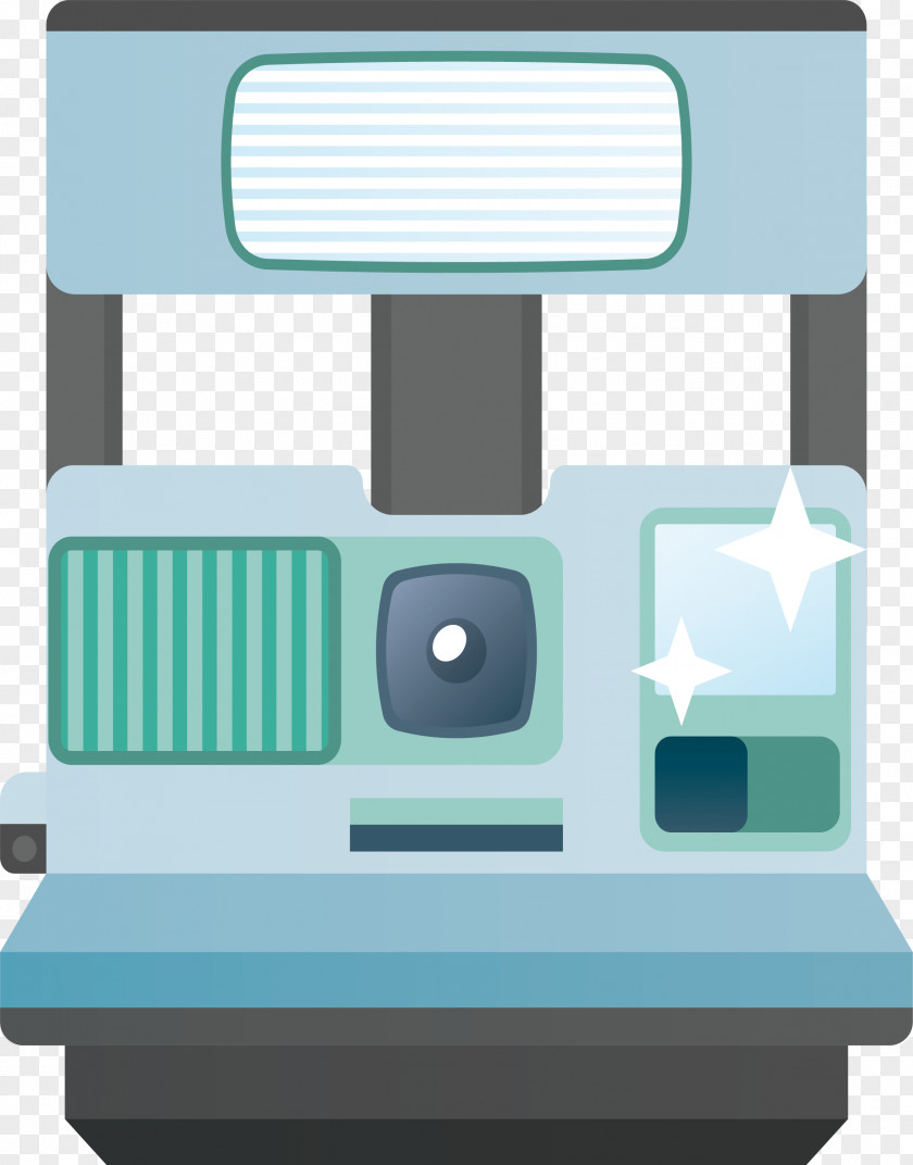 Blue Polaroid Camera Corporation PNG