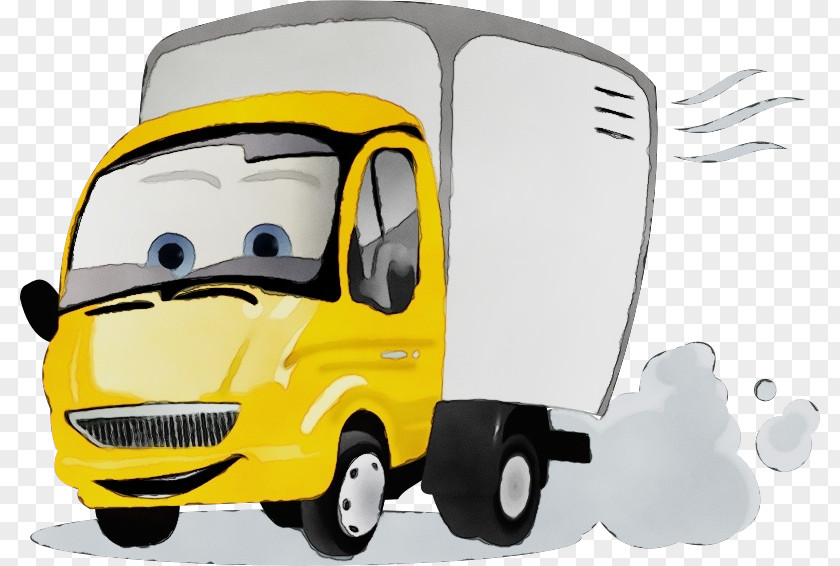 Freight Transport Bus Cartoon PNG