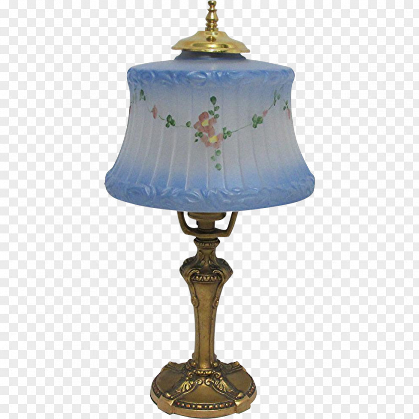 Table Teapot Lamp Antique Paw Feet PNG