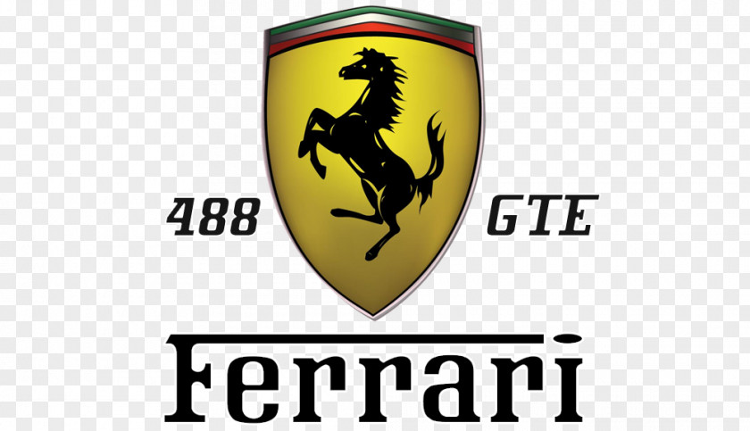 Ferrari LOGO Logo 488 GTE Brand Font PNG