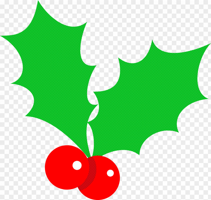 Holly Christmas Ornament PNG